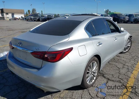 2020 Infiniti Q50 Luxe Awd z USA, uszkodzony, nr VIN JN1EV7AR1LM255575